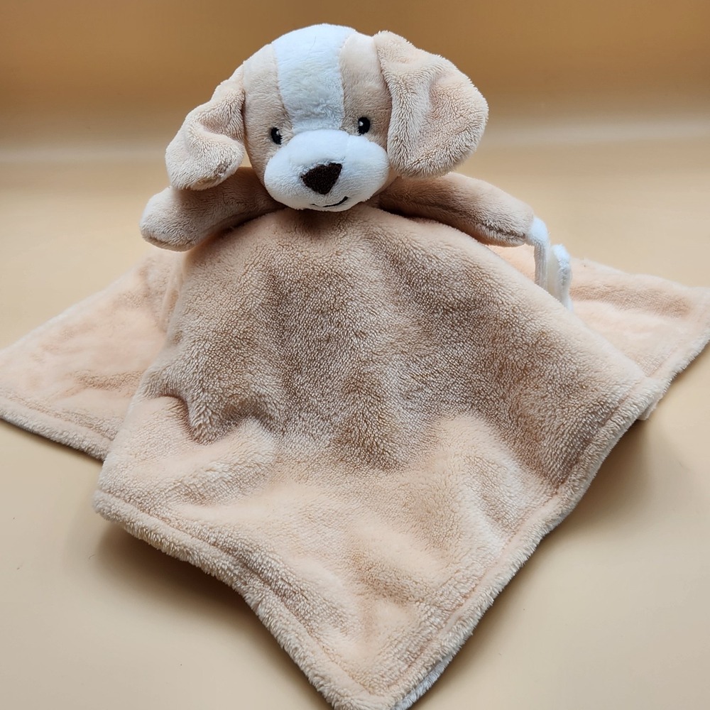 Carters Baby Infant Puppy Dog Lovey Security Blanket Plush Pacifier Holder 2018
